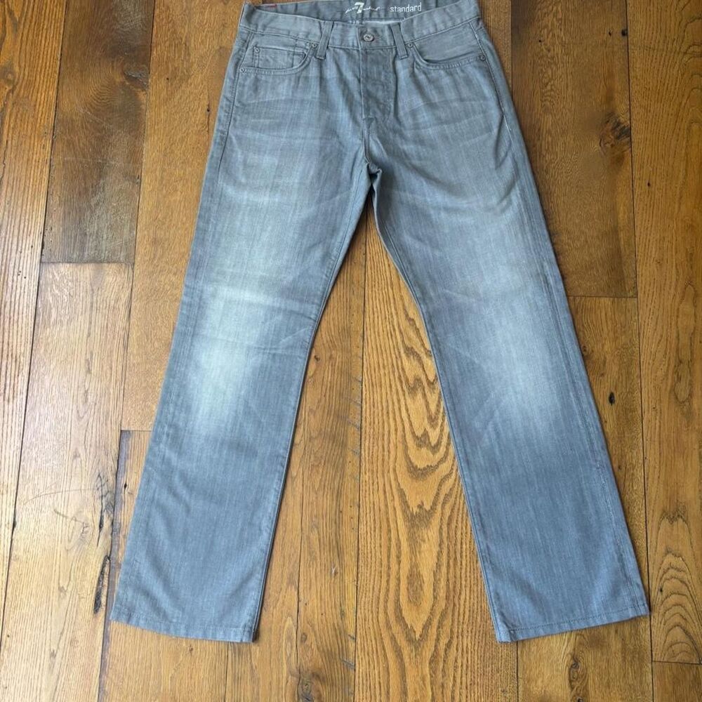 7-for-all-mankind Women's Grey Jeans